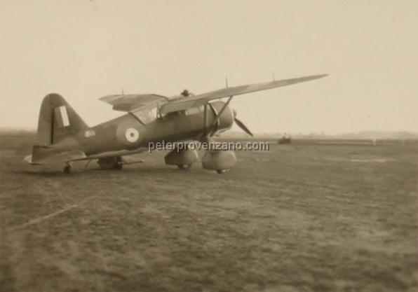 Peter Provenzano Photo Album Image_copy_081.jpg - Westland Lysander, a general purpose airplane, 1941.